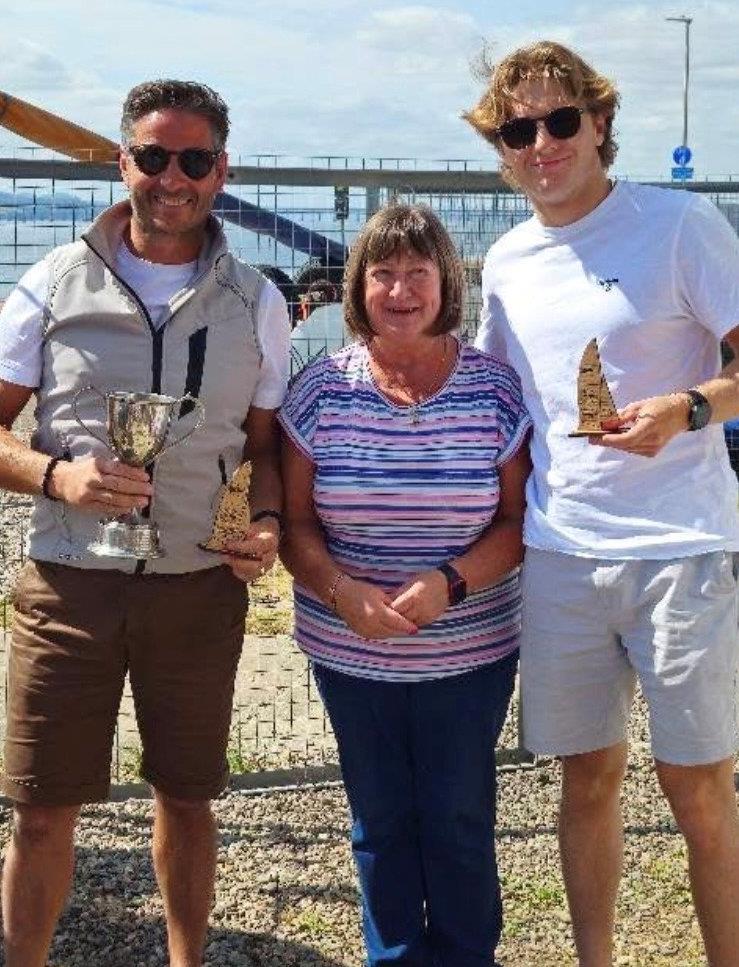 Mat and Jacob Exon, overall winners - Dart 18 TT and Scottish Championship at Royal Tay photo copyright Mehmet Gundogu taken at Royal Tay Yacht Club and featuring the Dart 18 class
