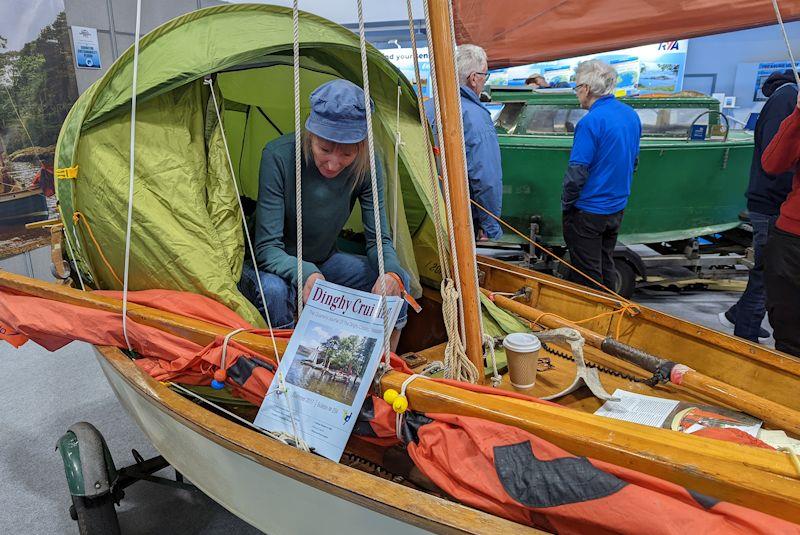 Cruising Mirror dinghy at the RYA Dinghy & Watersports Show 2022 photo copyright Mark Jardine / YachtsandYachting.com taken at RYA Dinghy Show and featuring the Dinghy Cruising Association class