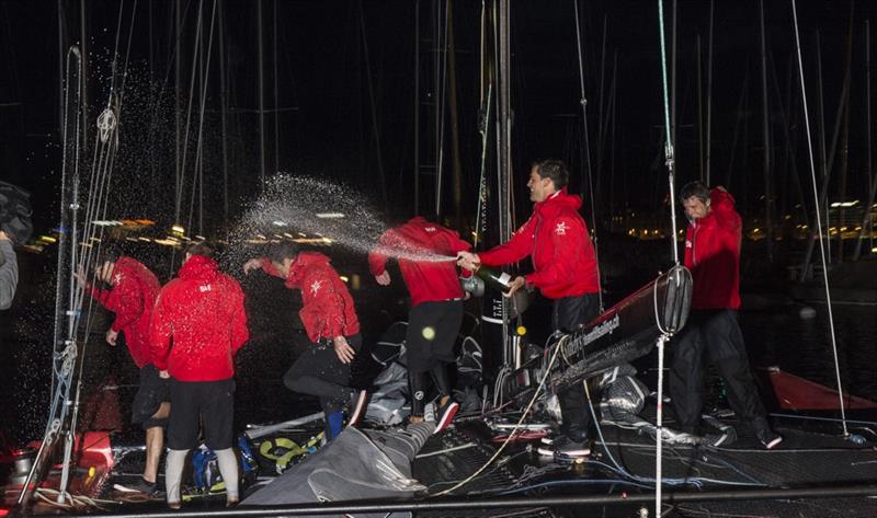 Team Tilt win the Bol d'Or Mirabaud photo copyright Loris von Siebenthal taken at Société Nautique de Genève and featuring the Decision 35 class