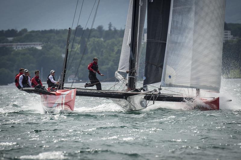 Team Tilt wins Decision 35 Grand Prix de Versoix photo copyright Loris von Siebenthal / D35 Trophy taken at Club Nautique de Versoix and featuring the Decision 35 class