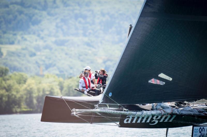 Ernesto Bertarelli's D35 Alinghi - photo © Loris von Siebenthal