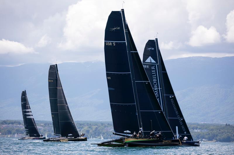 Team Phaedo finish 4th in the Genève-Rolle-Genève Race photo copyright Rachel Fallon-langdon / Team Phaedo taken at Yacht Club de Genève and featuring the Decision 35 class