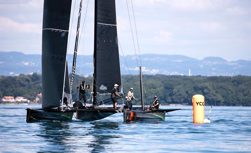 Team Phaedo finish 4th in the Genève-Rolle-Genève Race photo copyright Rachel Fallon-langdon / Team Phaedo taken at Yacht Club de Genève and featuring the Decision 35 class