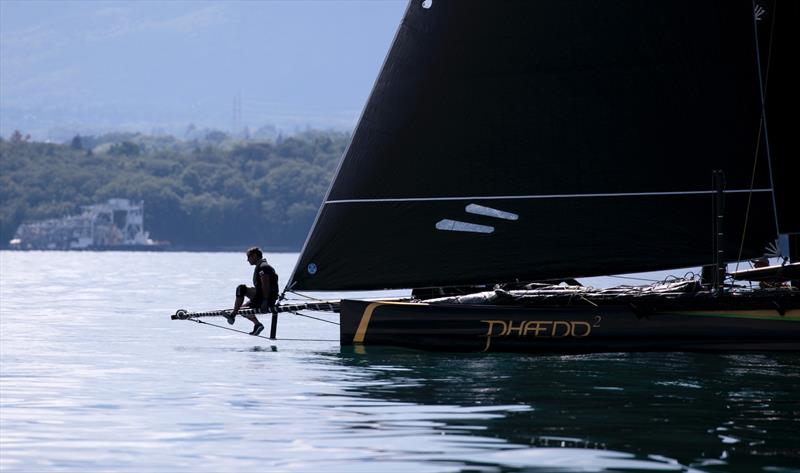 Team Phaedo finish 4th in the Genève-Rolle-Genève Race photo copyright Rachel Fallon-langdon / Team Phaedo taken at Yacht Club de Genève and featuring the Decision 35 class