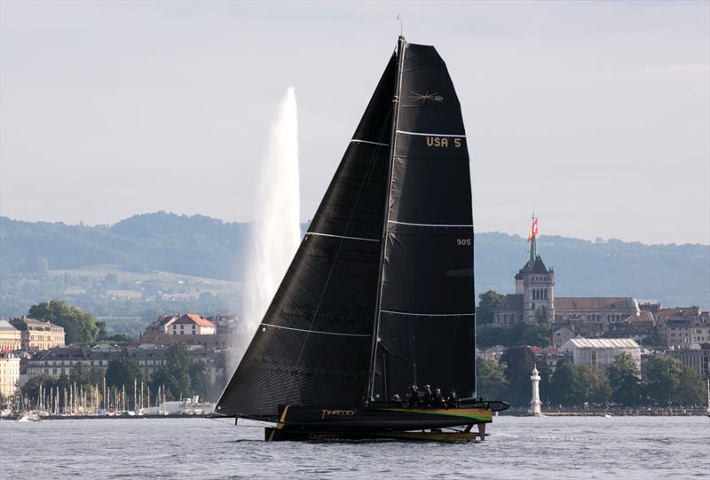 Team Phaedo finish 4th in the Genève-Rolle-Genève Race photo copyright Rachel Fallon-langdon / Team Phaedo taken at Yacht Club de Genève and featuring the Decision 35 class