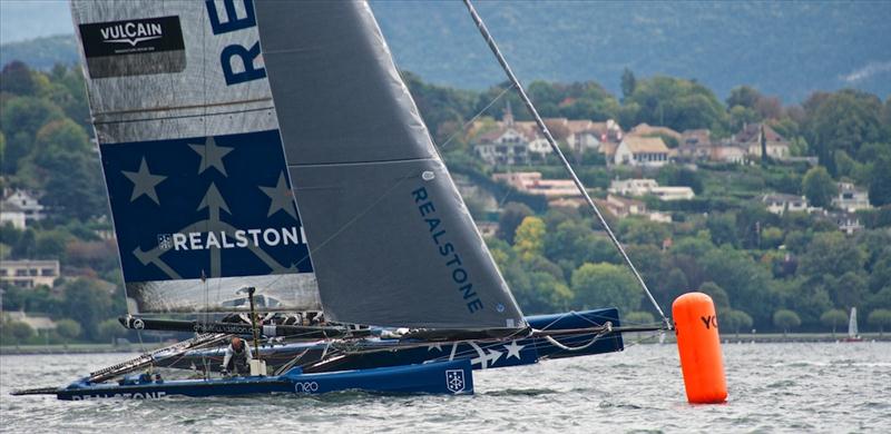Grand Prix Facchinetti Automobiles day 3 - Realstone Sailing crew win this event and the overall  Vulcain Trophy photo copyright Pierre Menoux taken at Société Nautique de Genève and featuring the Decision 35 class