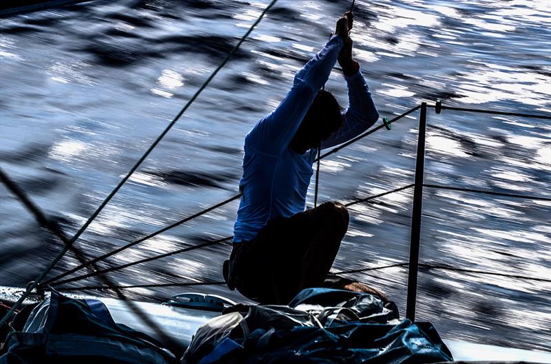 Gunboat 66 practicing for Les Voiles with his stellar D35 crew photo copyright Team Phaedo taken at  and featuring the Decision 35 class