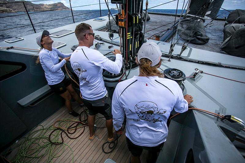 Gunboat 66 practicing for Les Voiles with his stellar D35 crew photo copyright Team Phaedo taken at  and featuring the Decision 35 class