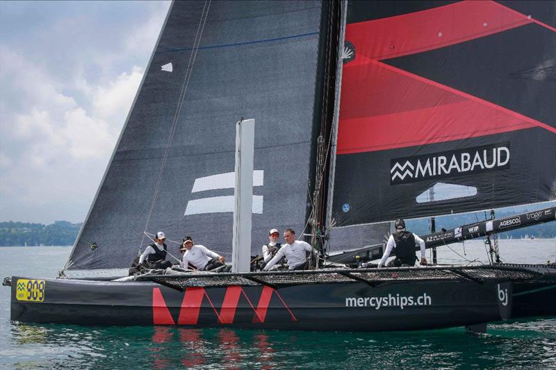 Christian Wahl wins the Bol d'Or Challenge for good photo copyright Yves Ryncki taken at Société Nautique de Genève and featuring the Decision 35 class