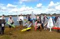 © Mike Brand DF95 Summer Series at Barton's Point week 5 - (L-R) Adrian Tomlinson, Paul Woodward, Max hunt, Ed Coxon, Dave Adams (low), David Tomlinson, Peter Jackson, Alan Hounsell, Spencer Pope, Colin Honour, Rob Owens, Andrew Nicholls © Mike Brand