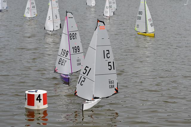 DF95 Nationals at Eastbourne photo copyright Dave Pickett taken at Eastbourne & District Model Yacht Club and featuring the DF95 class