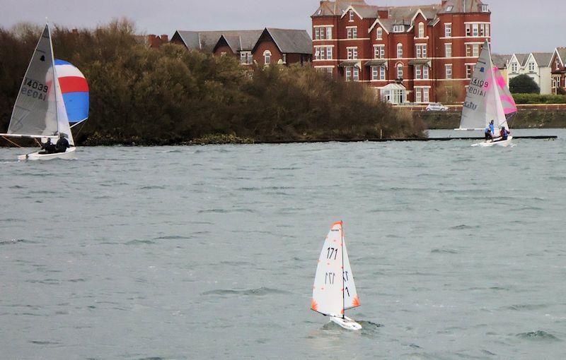 RC Laser series finale at West Lancs photo copyright Tony Wilson taken at West Lancashire Yacht Club and featuring the DF95 class