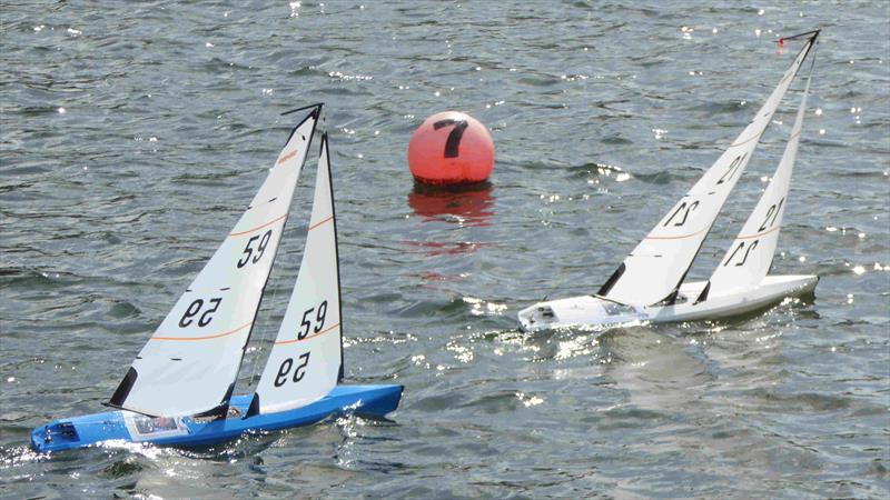 2022 MYA Scottish District DF95 Championship at Greenock photo copyright David Addison taken at Greenock Model Yacht and Power Boat Club and featuring the DF95 class