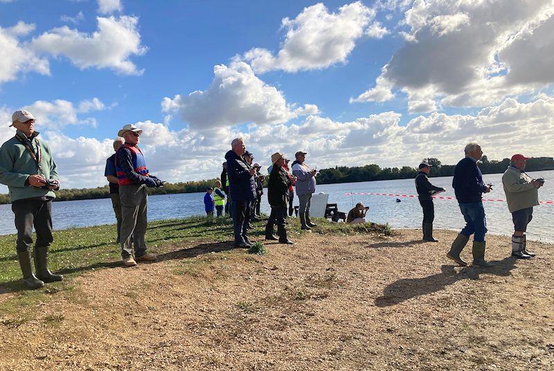 First DF95 Open Meeting at Huntingdon Radio Yacht Club photo copyright Andy Start taken at Huntingdon Radio Yacht Club and featuring the DF95 class