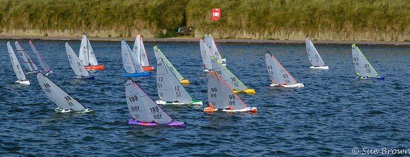 DF95 racing photo copyright Sue Brown taken at Fleetwood Model Yacht Club and featuring the DF95 class