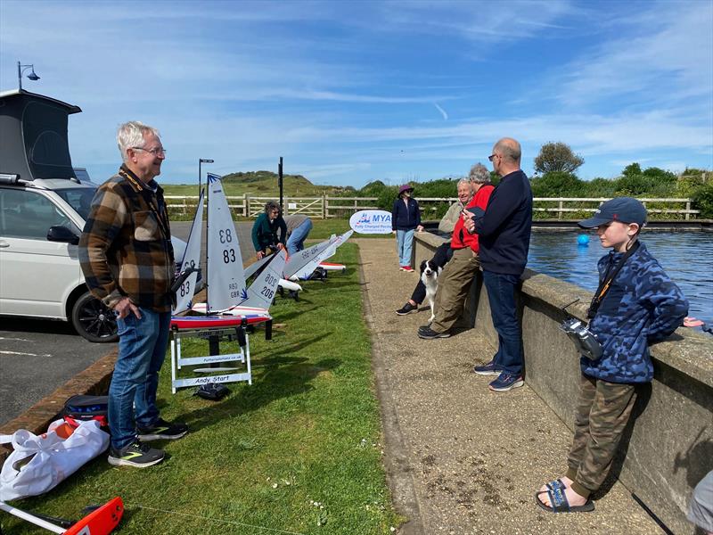 Bucket & Spade Cup at Sheringham Boating Lake  photo copyright Andy Start taken at Huntingdon Radio Yacht Club and featuring the DF95 class