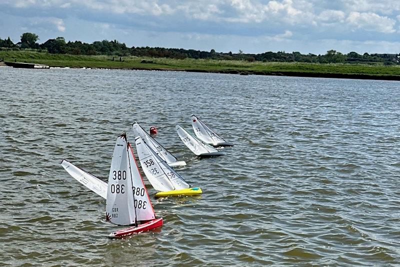 DF95 Spring Series at Barton's Point photo copyright Mike Brand taken at East Kent Radio Sailing Club and featuring the DF95 class