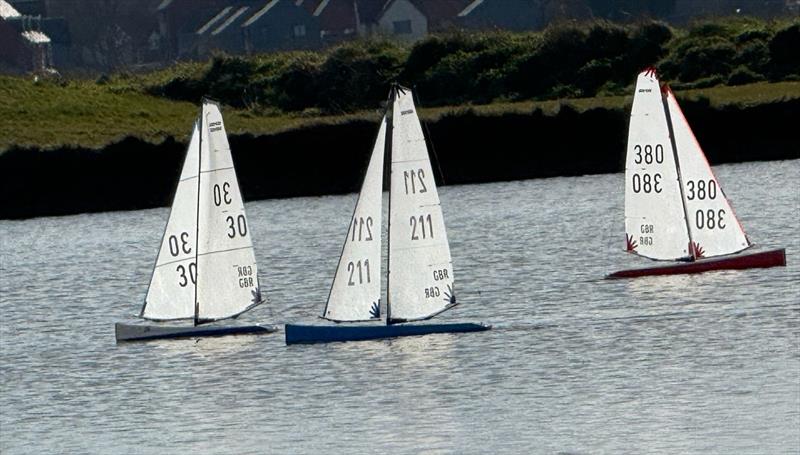 DF95 Winter Series event 8 at East Kent RSC photo copyright Peter Jackson taken at East Kent Radio Sailing Club and featuring the DF95 class