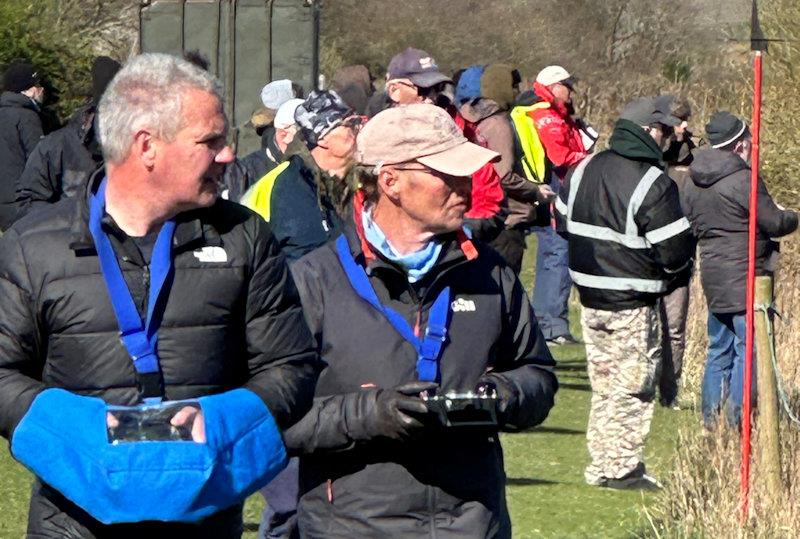 Total concentration whist racing - DF95 National Championship at Lincoln photo copyright Nigel Barrow taken at Lincoln Model Yacht Club and featuring the DF95 class