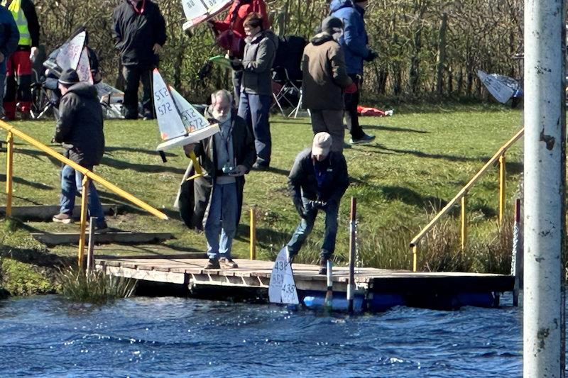572 is a B rig, 438 is a C rig - DF95 National Championship at Lincoln photo copyright Nigel Barrow taken at Lincoln Model Yacht Club and featuring the DF95 class