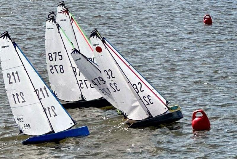DF95 Spring Series Event 7 at Barton's Point photo copyright Peter Jackson taken at East Kent Radio Sailing Club and featuring the DF95 class