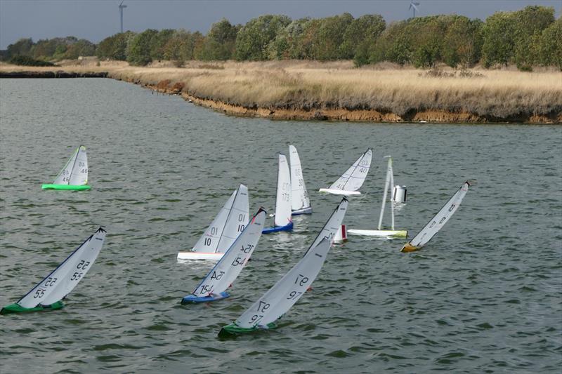 DF95 National Championship at Barton's Point, Sheppey photo copyright Jim La Roche taken at East Kent Radio Sailing Club and featuring the DF95 class
