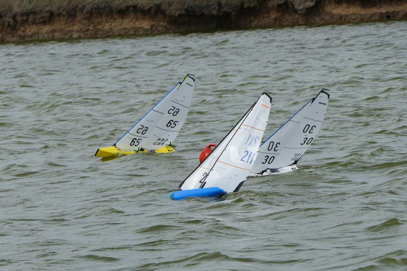 Port and Starboard during the DF95 Spring Series at Barton's Point week 2 photo copyright Alan Hounsell taken at East Kent Radio Sailing Club and featuring the DF95 class