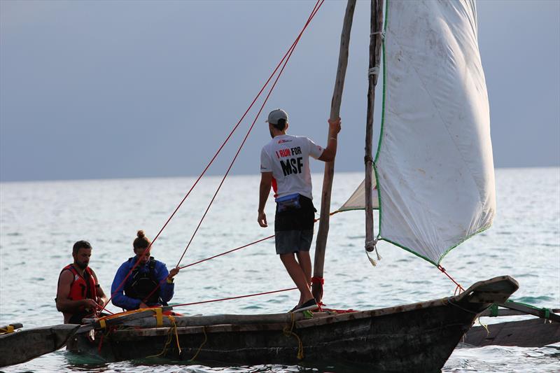 The Ngalawa Cup - Racing from Tanzania to Zanzibar, with a mango tree hull photo copyright Libby Prins / The Adventurists taken at  and featuring the Dhow class