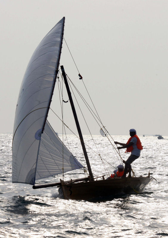 Dubai Traditional 22ft Dhow Sailing Championships photo copyright Ashraf Al Amra taken at  and featuring the Dhow class