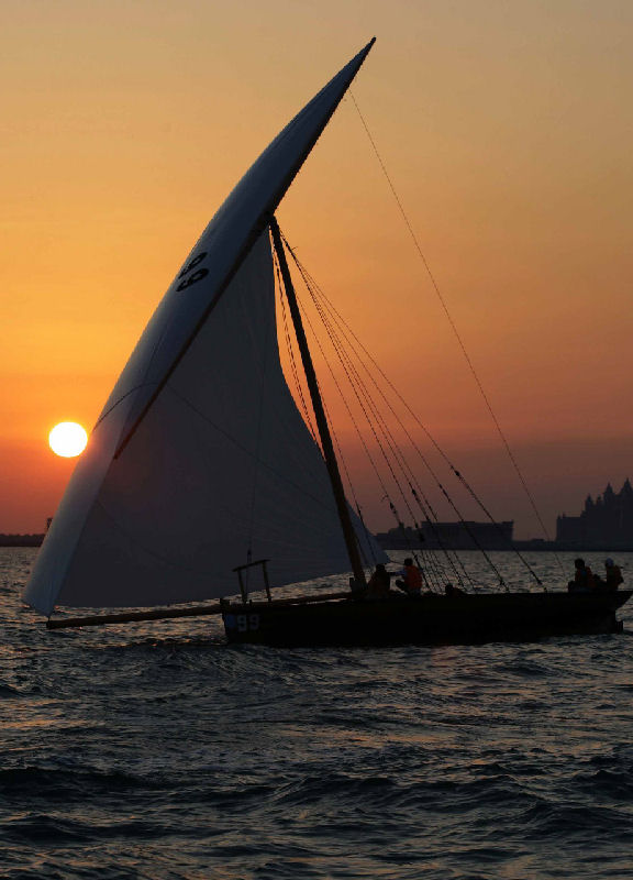 Dubai Traditional 43ft Dhow Sailing Championships Heat 3 photo copyright Ashraf Al Amra taken at  and featuring the Dhow class