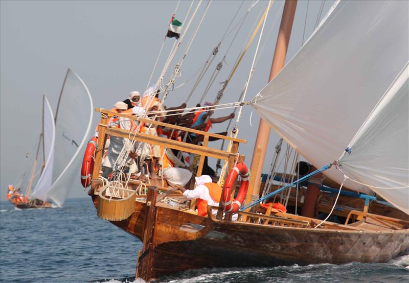 Dubai Traditional 60ft Dhow Sailing Championships photo copyright Ashraf Al Amra taken at  and featuring the Dhow class