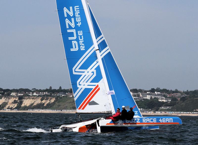 Multihull course on day 2 of the International Paint Poole Regatta photo copyright Mark Jardine taken at Parkstone Yacht Club and featuring the Diam 24OD class