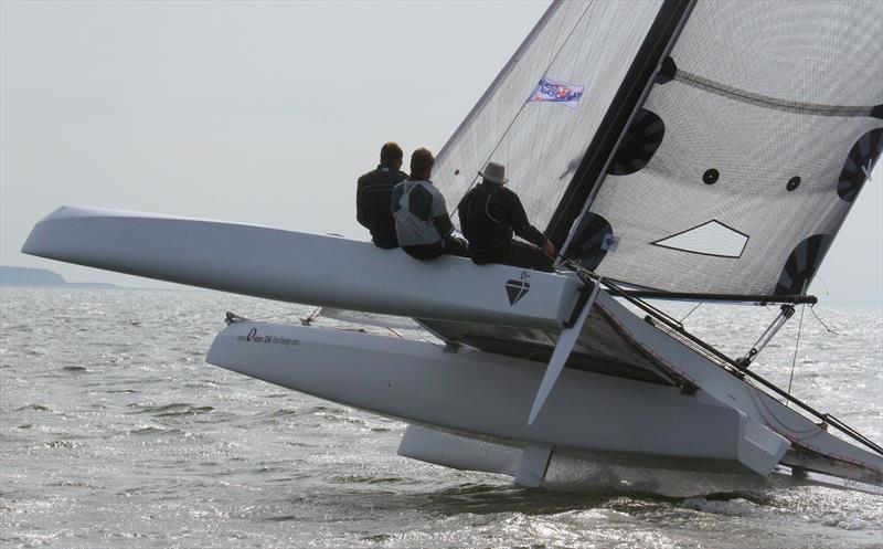 Mike Golding wins the Diam 24 fleet at the International Paint Poole Regatta - photo © Mark Jardine