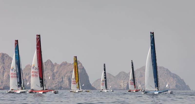 EFG Sailing Arabia The Tour on February 16th, 2018 in the city of Muscat, Oman photo copyright Lloyd Images taken at Oman Sail and featuring the Diam 24OD class