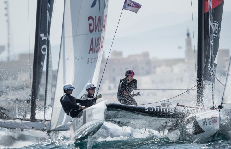 EFG Sailing Arabia The Tour on February 14th, 2018 in the city of Sur, Oman photo copyright Lloyd Images taken at Oman Sail and featuring the Diam 24OD class