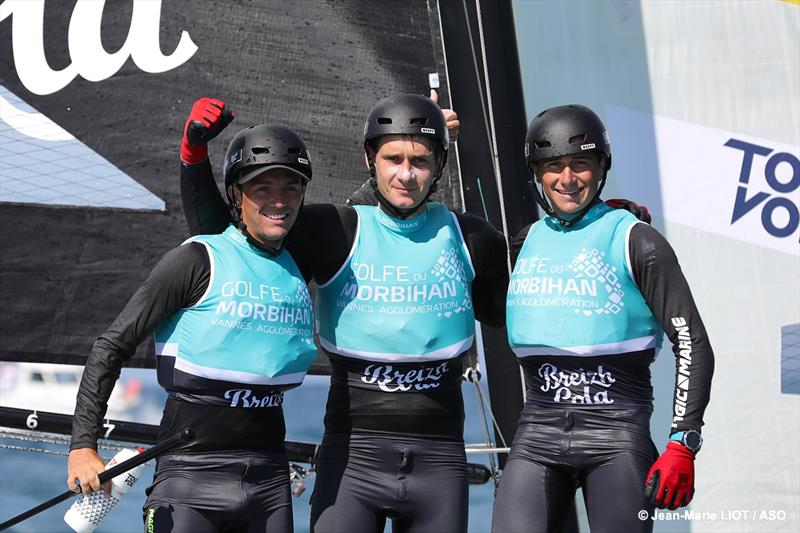 Golfe du Morbihan Breizh Cola racks up breezy first win - 2019 Tour Voile Act 5 photo copyright Jean-Marie LIOT / ASO taken at  and featuring the Diam 24OD class