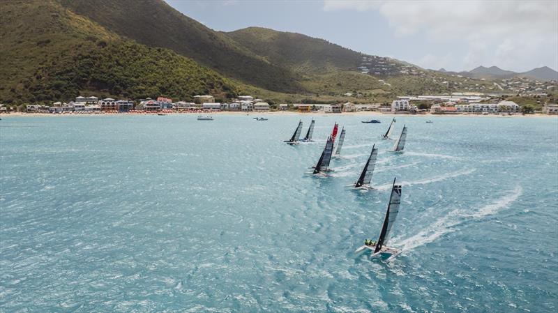 The Saturday Grand Case Beach Stadium race event presented by Saint Martin Tourism celebrated another successful year of high-performance racing right along one of the island's most beautiful beaches - photo © Volano Media
