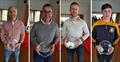 © Frank Miller Sean Craig, Marco Sorgassi, Gavan Murphy and Adam Walsh - Frostbite Series at Dun Laoghaire Motor Yacht Club prizegiving © Frank Miller