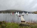 Dovestone Sailing Club Christmas Plate 2024 © Nik Lever