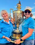 Gold Cup winners, Flip Dugdale and Gilly Foulds - Wroxham Week 2026 at Norfolk Broads YC &copy; Trish Barnes
