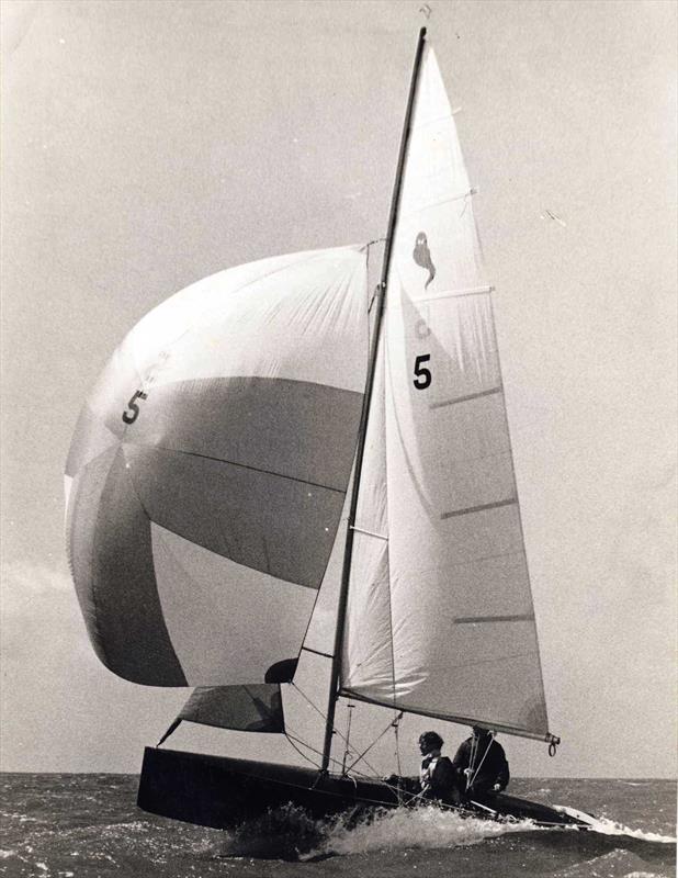 Radical, beautiful and very quick - sadly the Ghost didn't survive as a UK class, though the boat enjoyed success in Australia photo copyright The Gregory family taken at  and featuring the Dinghy class