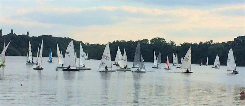 Bart's Bash race at Olton Mere photo copyright Charlie Chandler taken at Olton Mere Sailing Club and featuring the Dinghy class