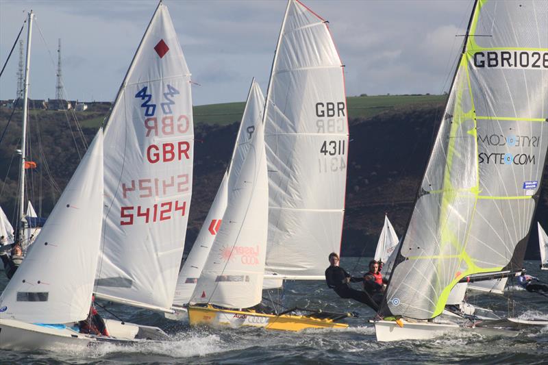 Action from the 2014 University Fleet Racing Championships photo copyright Kristian Brunt-Seymouth taken at Mount Batten Centre for Watersports and featuring the Dinghy class