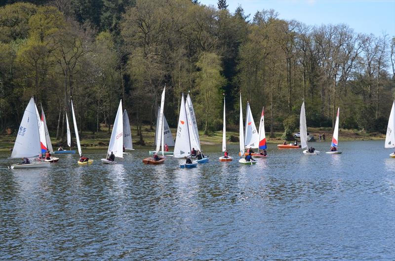 Gilmer Cup Race at Bristol Avon SC photo copyright Sherilyn Elmes taken at Shearwater Sailing Club and featuring the Dinghy class