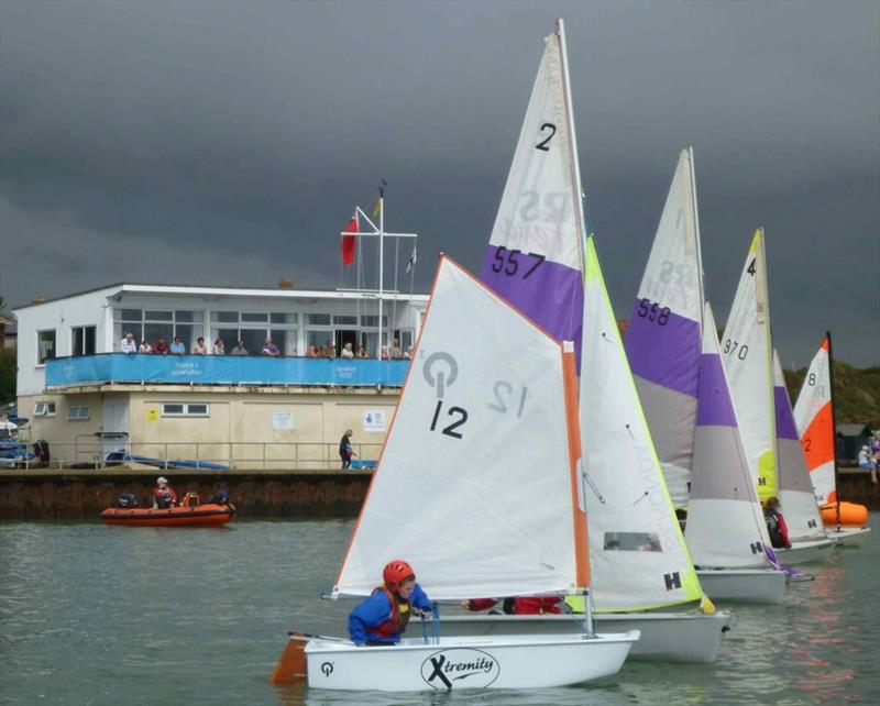 Sailing at Hill Head SC photo copyright HHSC taken at Hill Head Sailing Club and featuring the Dinghy class