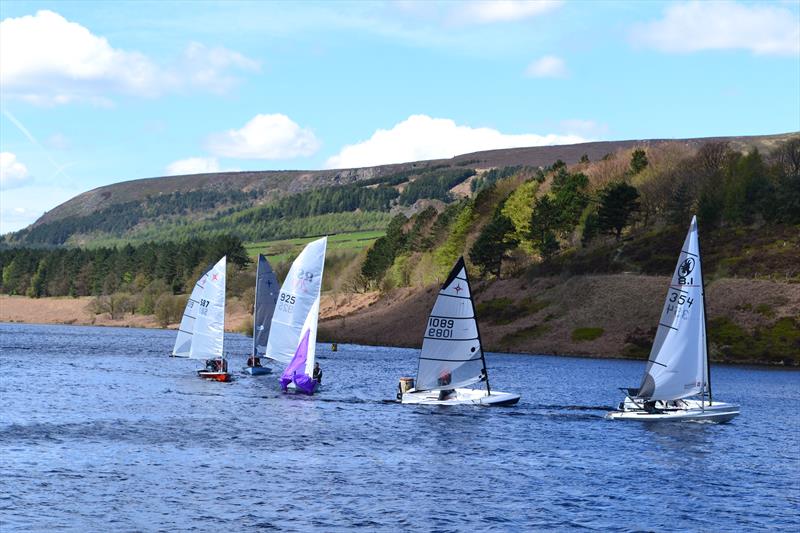 Dragon Pursuit at Glossop photo copyright Dave Morris taken at Glossop Sailing Club and featuring the Dinghy class