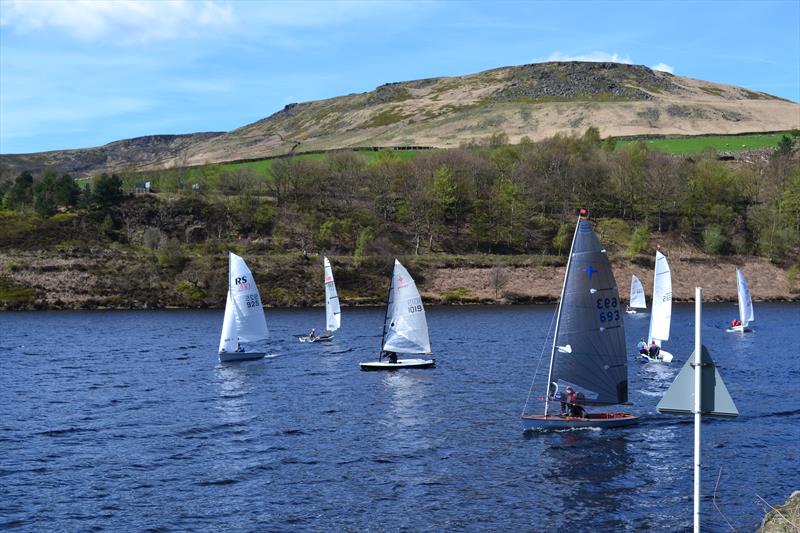 Dragon Pursuit at Glossop photo copyright Dave Morris taken at Glossop Sailing Club and featuring the Dinghy class
