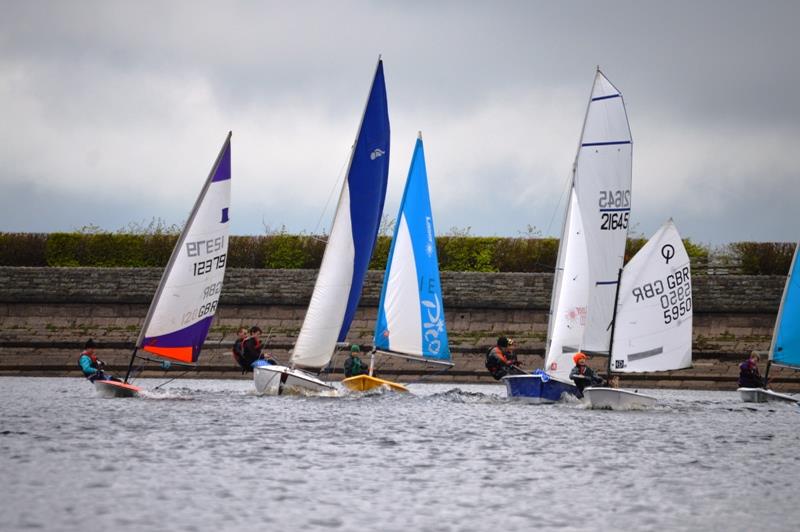 The 15th Derbyshire Youth Sailing series starts at Errwood photo copyright Mike Haynes taken at Errwood Sailing Club and featuring the Dinghy class