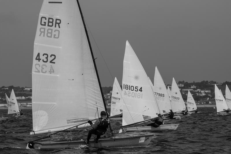 Open Dinghy class at the 2014 UBS Jersey Regatta photo copyright Bill Harris taken at Royal Channel Islands Yacht Club and featuring the Dinghy class