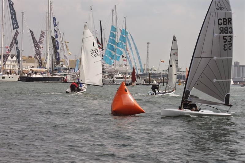 Battle of the Classes 2014 at the Southampton Boat Show photo copyright SailRacer taken at  and featuring the Dinghy class